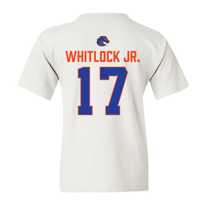 Boise State - NCAA Football : Demetric Whitlock Jr. - 3-Peat Conference Champs Youth T-Shirt-1