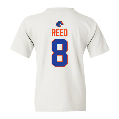 Boise State - NCAA Football : Markel Reed - 3-Peat Conference Champs Youth T-Shirt-1