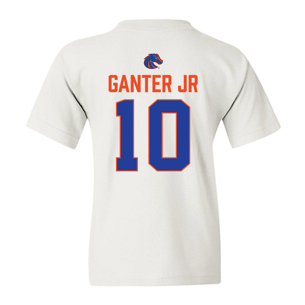 Boise State - NCAA Football : Derek Ganter Jr - 3-Peat Conference Champs Youth T-Shirt-1
