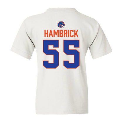 Boise State - NCAA Football : Gavin Hambrick - 3-Peat Conference Champs Youth T-Shirt-1