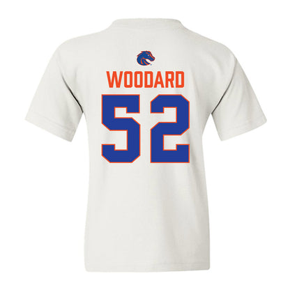 Boise State - NCAA Football : Tavion Woodard - 3-Peat Conference Champs Youth T-Shirt-1