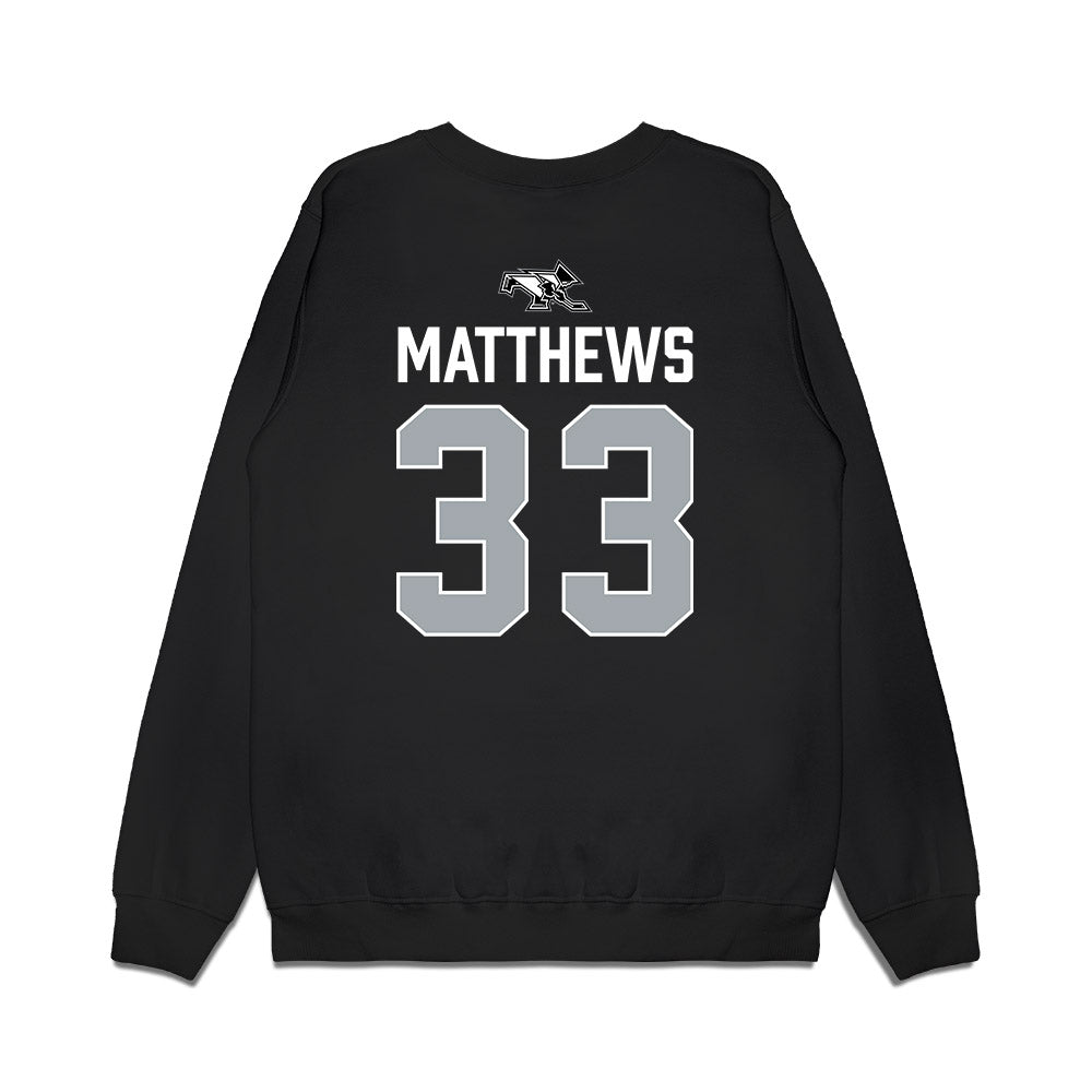Providence - NCAA Men's Ice Hockey : Aaron Matthews - Vintage Shersey Premium Crewneck Sweatshirt-1