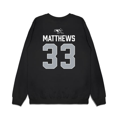 Providence - NCAA Men's Ice Hockey : Aaron Matthews - Vintage Shersey Premium Crewneck Sweatshirt-1