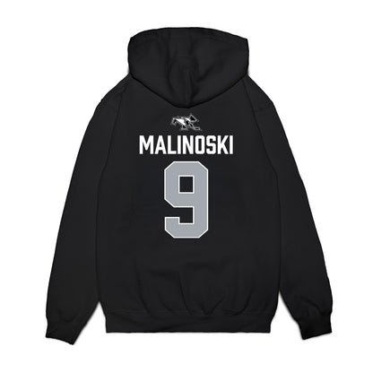Providence - NCAA Men's Ice Hockey : Hudson Malinoski - Vintage Shersey Premium Hooded Sweatshirt-1