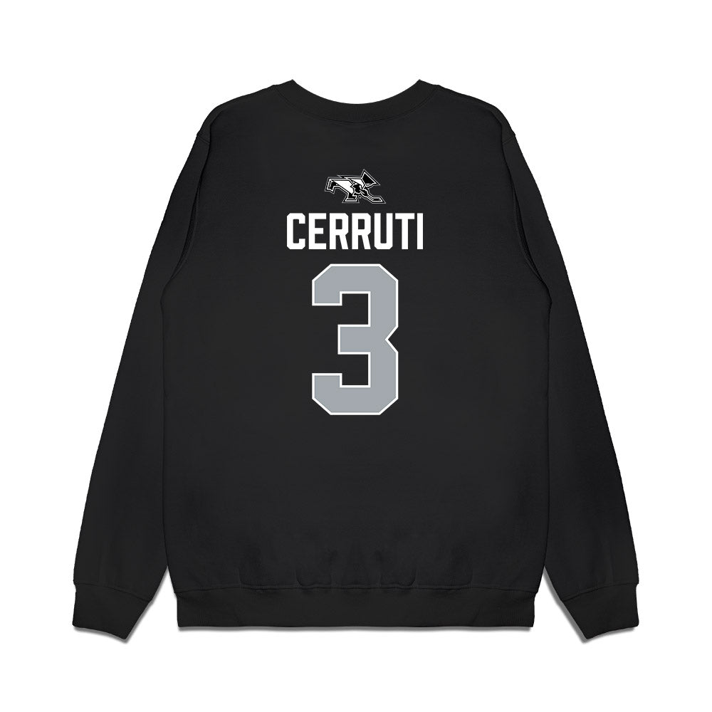 Providence - NCAA Women's Ice Hockey : Cali Cerruti - Vintage Shersey Premium Crewneck Sweatshirt-1