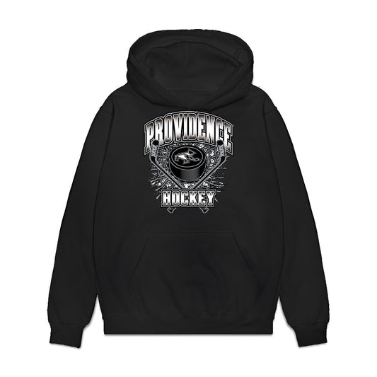 Providence - NCAA Men's Ice Hockey : Aleksandr Rybakov - Vintage Shersey Premium Hooded Sweatshirt-0