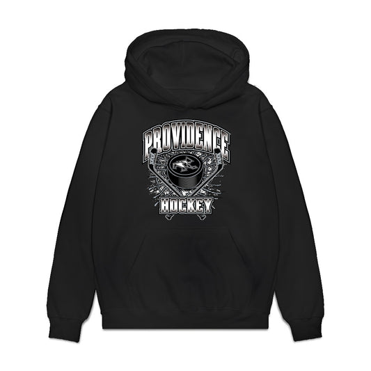 Providence - NCAA Men's Ice Hockey : Clint Levens - Vintage Shersey Premium Hooded Sweatshirt-0