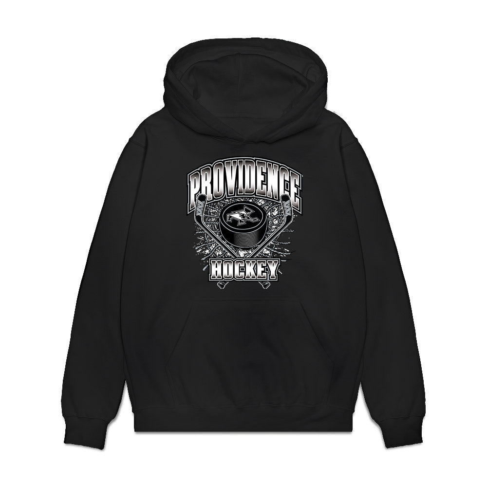 Providence - NCAA Men's Ice Hockey : Brendan Ross - Vintage Shersey Premium Hooded Sweatshirt-0