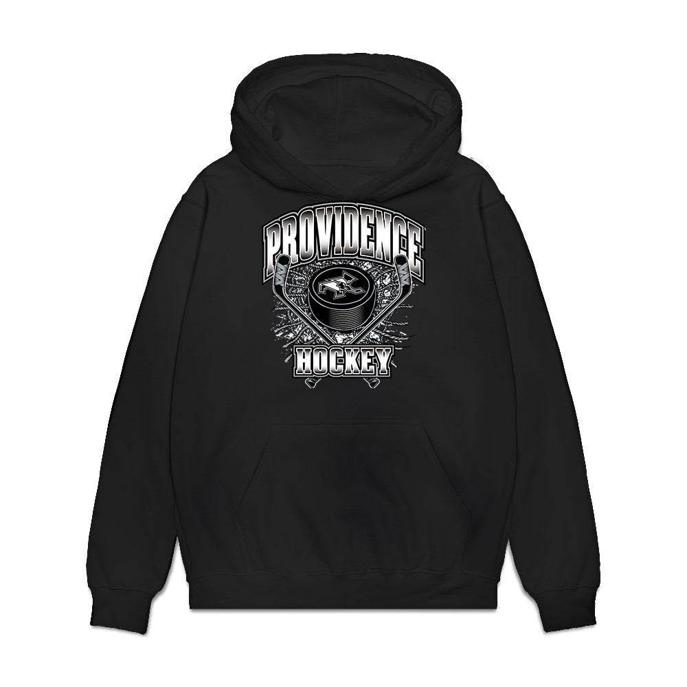 Providence - NCAA Women's Ice Hockey : Dylan Berman - Vintage Shersey Premium Hooded Sweatshirt-0