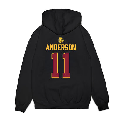 UMN Duluth - NCAA Men's Ice Hockey : Hunter Anderson - Vintage Shersey Premium Hooded Sweatshirt-1