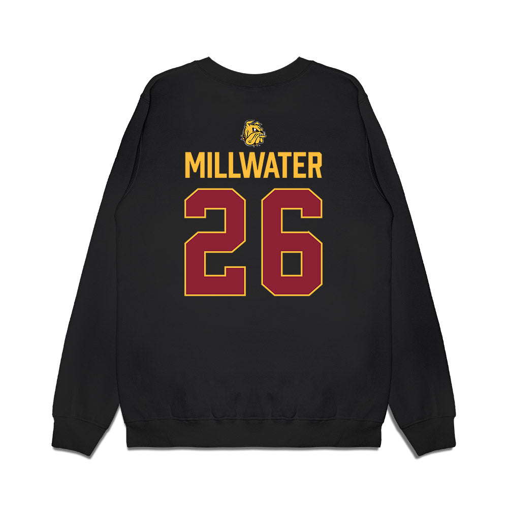 UMN Duluth - NCAA Women's Ice Hockey : Devyn Millwater - Vintage Shersey Premium Crewneck Sweatshirt-1
