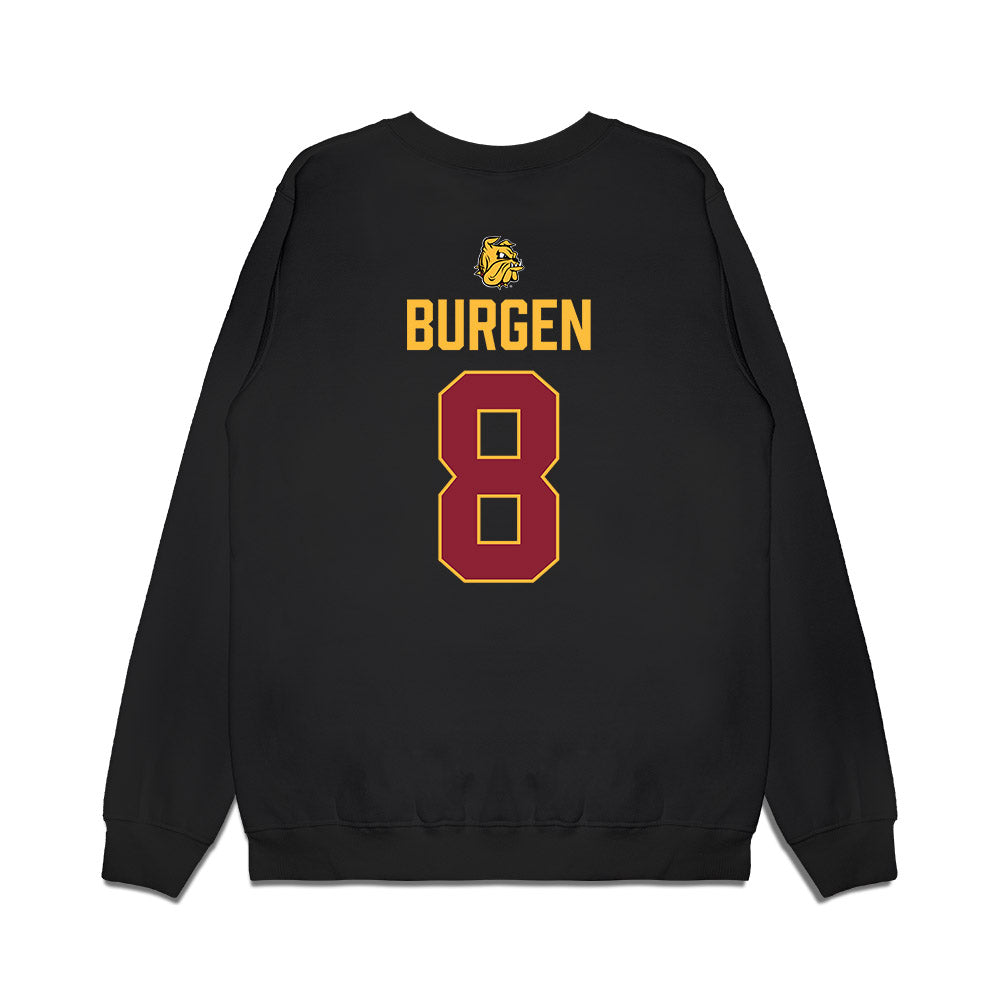UMN Duluth - NCAA Women's Ice Hockey : Danielle Burgen - Vintage Shersey Premium Crewneck Sweatshirt-1