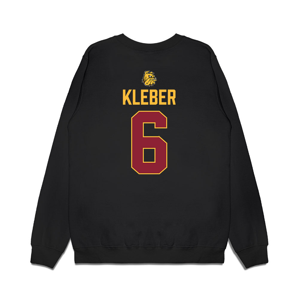UMN Duluth - NCAA Men's Ice Hockey : Adam Kleber - Vintage Shersey Premium Crewneck Sweatshirt-1