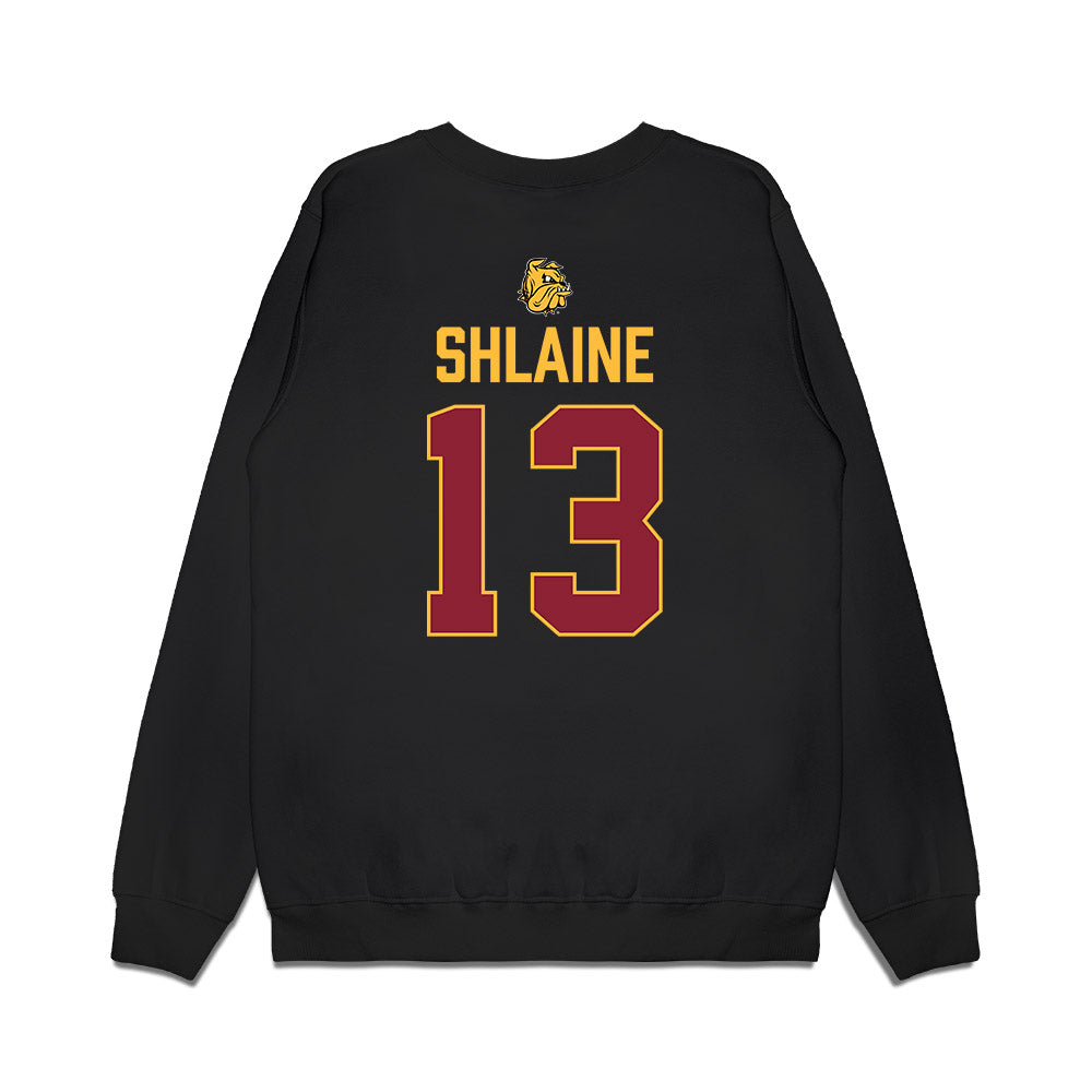 UMN Duluth - NCAA Men's Ice Hockey : Daniel Shlaine - Vintage Shersey Premium Crewneck Sweatshirt-1