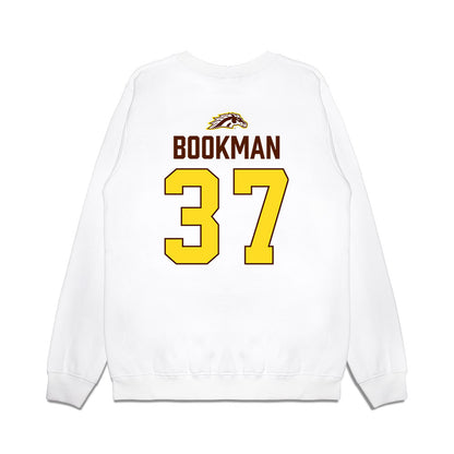 Western Michigan - NCAA Men's Ice Hockey : Zach Bookman - Vintage Shersey Premium Crewneck Sweatshirt-1
