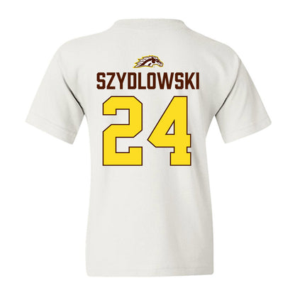 Western Michigan - NCAA Men's Ice Hockey : Garrett Szydlowski - Vintage Shersey Youth T-Shirt-1