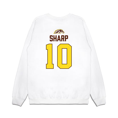 Western Michigan - NCAA Men's Ice Hockey : Zack Sharp - Vintage Shersey Premium Crewneck Sweatshirt-1