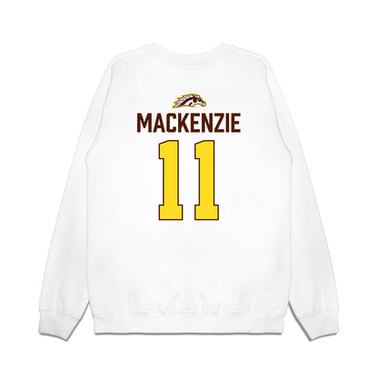 Western Michigan - NCAA Men's Ice Hockey : Tyler MacKenzie - Vintage Shersey Premium Crewneck Sweatshirt-1