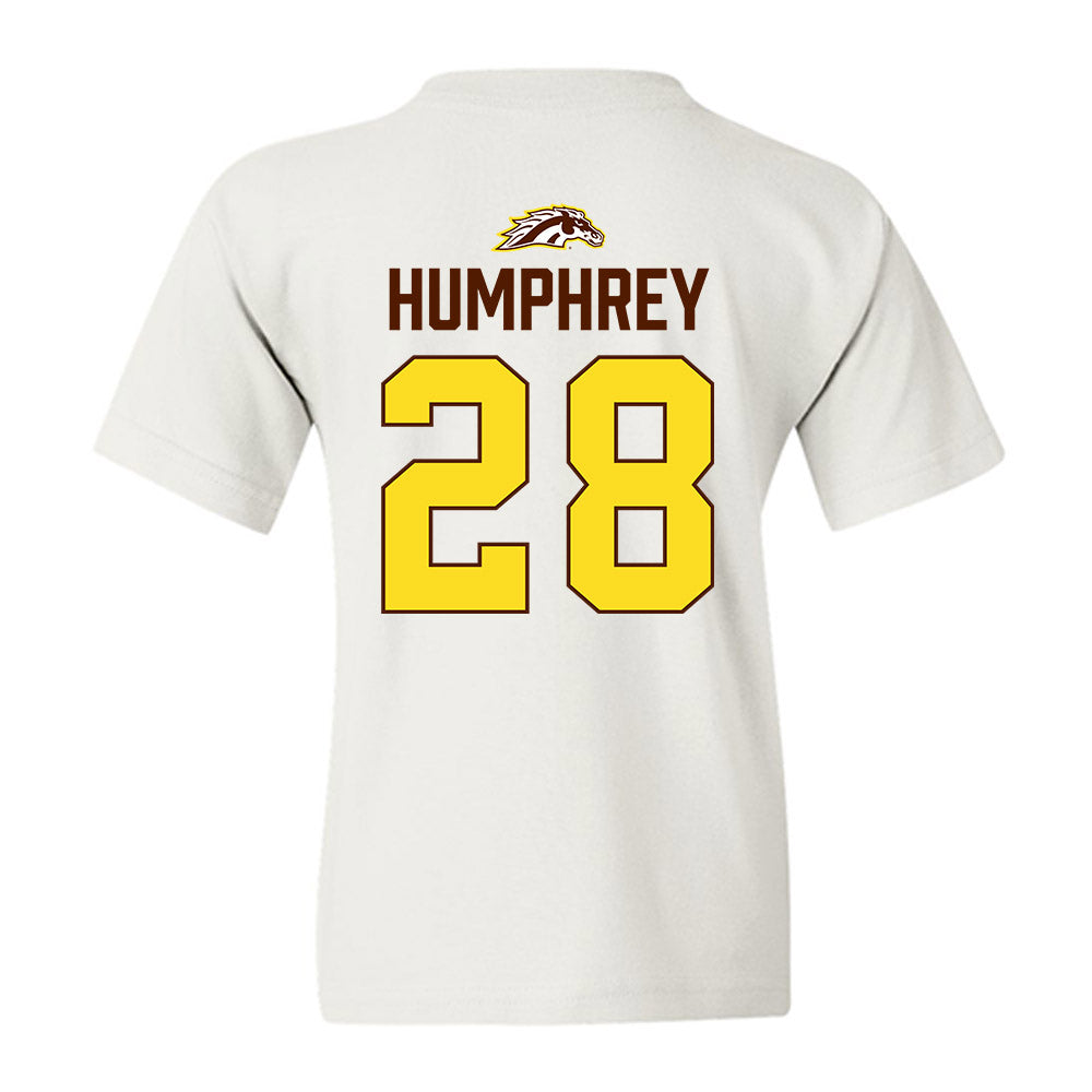 Western Michigan - NCAA Men's Ice Hockey : Ryan Humphrey - Vintage Shersey Youth T-Shirt-1