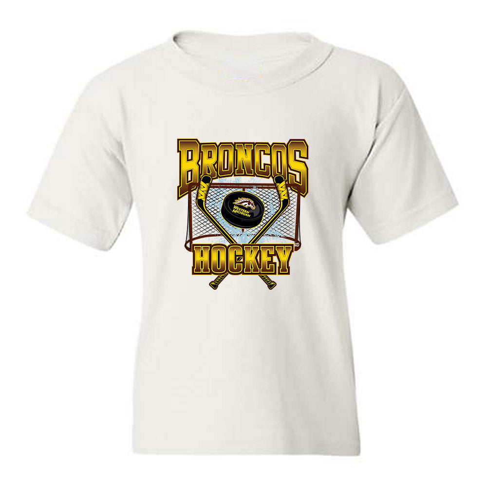 Western Michigan - NCAA Men's Ice Hockey : Garrett Szydlowski - Vintage Shersey Youth T-Shirt-0