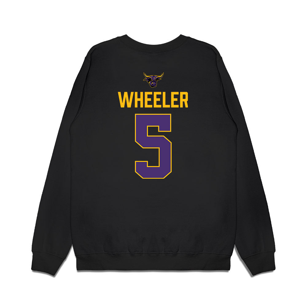 Minn. St. - NCAA Men's Ice Hockey : Mason Wheeler - Vintage Shersey Premium Crewneck Sweatshirt-1