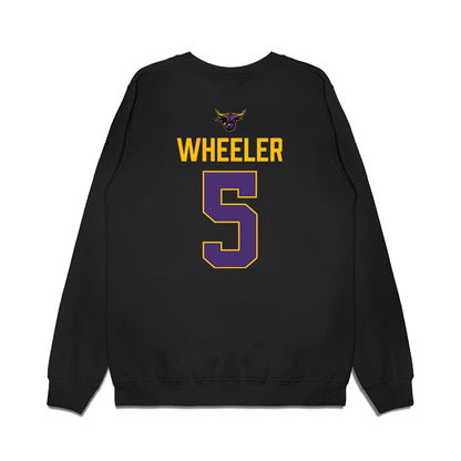 Minn. St. - NCAA Men's Ice Hockey : Mason Wheeler - Vintage Shersey Premium Crewneck Sweatshirt-1