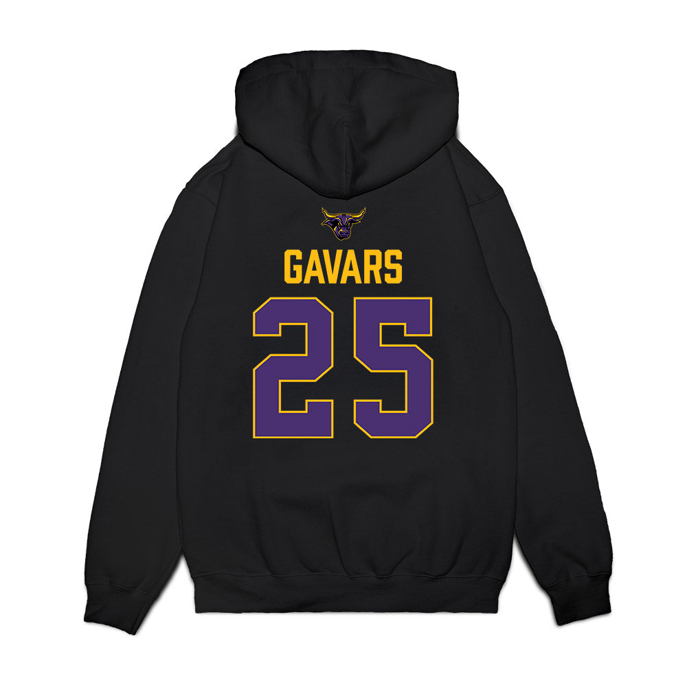 Minn. St. - NCAA Men's Ice Hockey : Felikss Gavars - Vintage Shersey Premium Hooded Sweatshirt-1