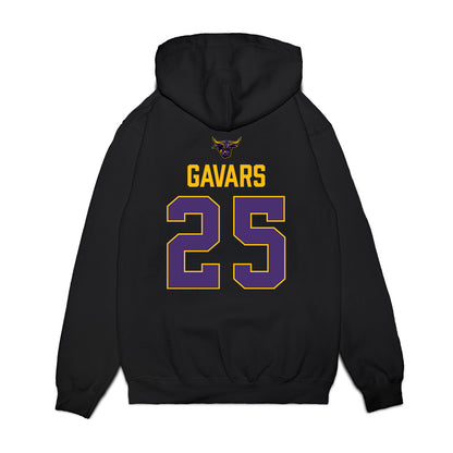 Minn. St. - NCAA Men's Ice Hockey : Felikss Gavars - Vintage Shersey Premium Hooded Sweatshirt-1