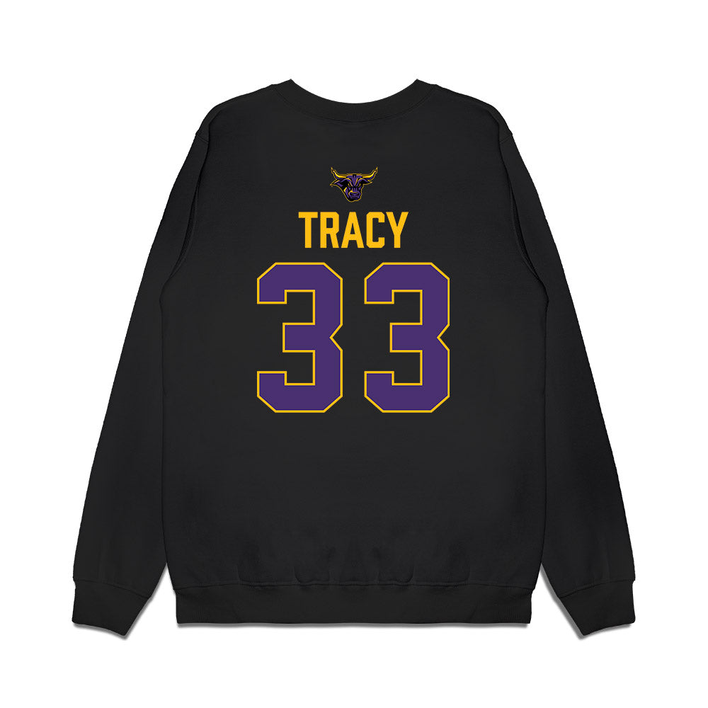 Minn. St. - NCAA Men's Ice Hockey : Alex Tracy - Vintage Shersey Premium Crewneck Sweatshirt-1