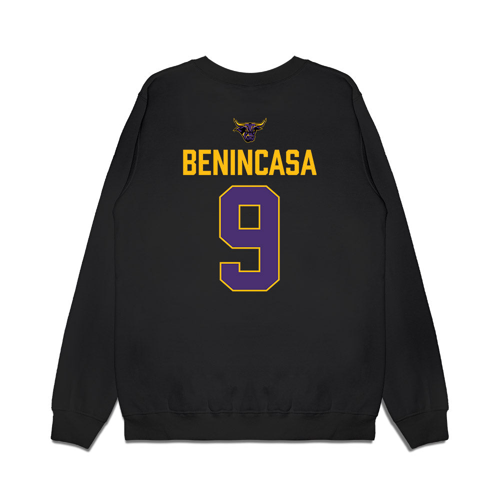 Minn. St. - NCAA Men's Ice Hockey : Luigi Benincasa - Vintage Shersey Premium Crewneck Sweatshirt-1