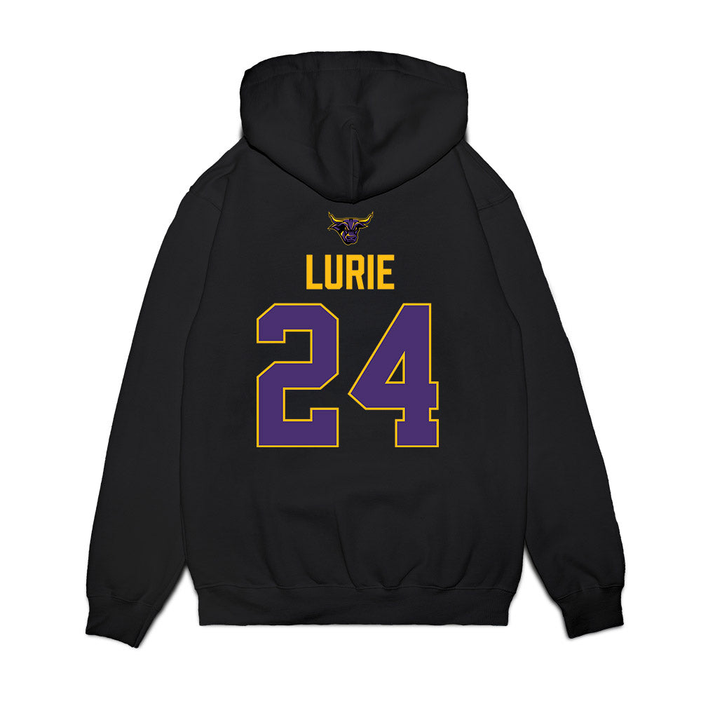Minn. St. - NCAA Men's Ice Hockey : Charlie Lurie - Vintage Shersey Premium Hooded Sweatshirt-1