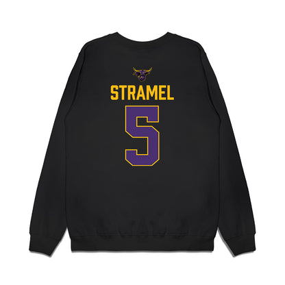 Minn. St. - NCAA Women's Ice Hockey : Sophie Stramel - Vintage Shersey Premium Crewneck Sweatshirt-1