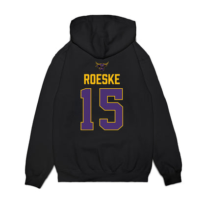 Minn. St. - NCAA Women's Ice Hockey : Kianna Roeske - Vintage Shersey Premium Hooded Sweatshirt-1