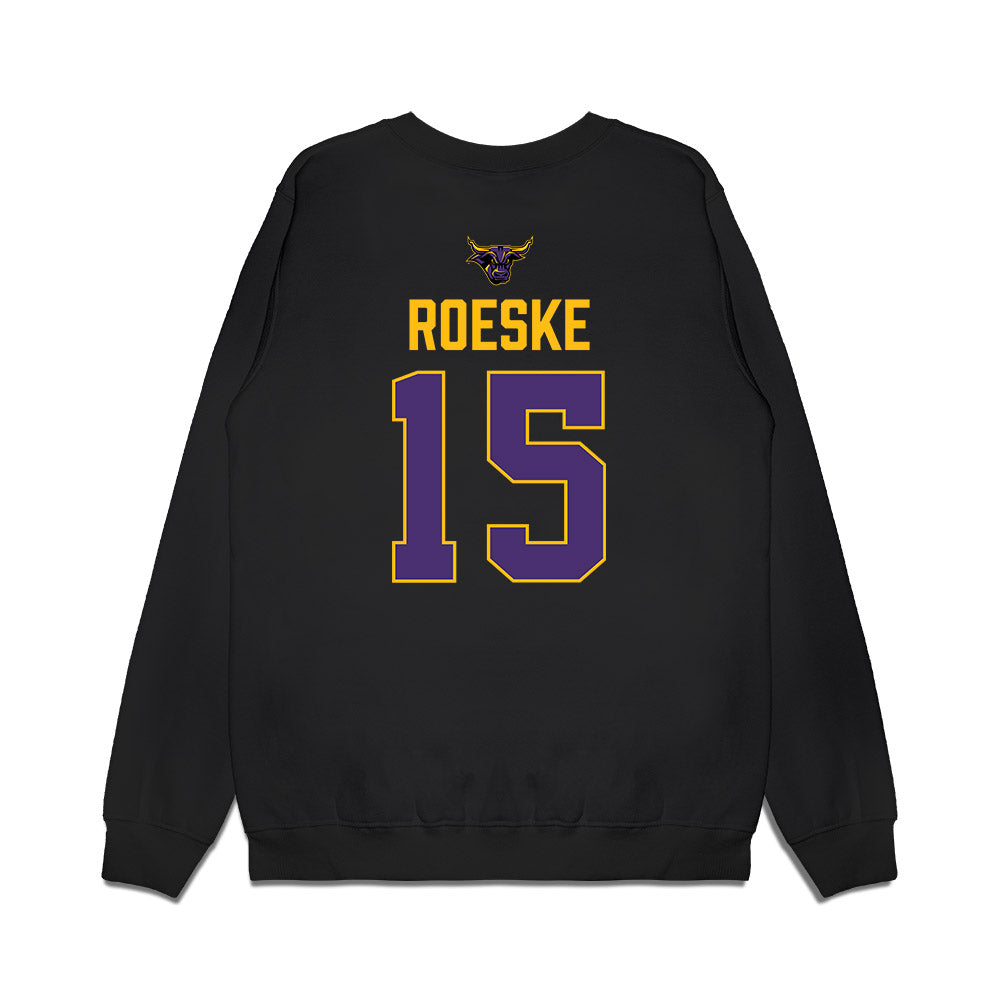 Minn. St. - NCAA Women's Ice Hockey : Kianna Roeske - Vintage Shersey Premium Crewneck Sweatshirt-1