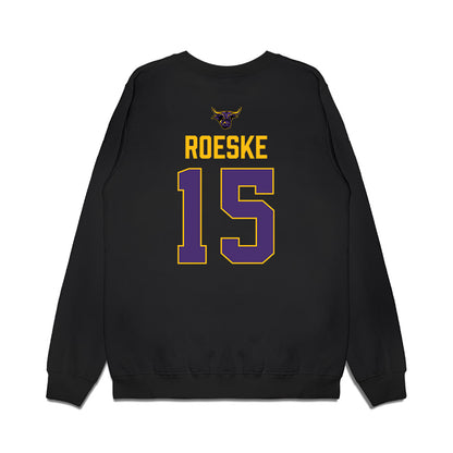 Minn. St. - NCAA Women's Ice Hockey : Kianna Roeske - Vintage Shersey Premium Crewneck Sweatshirt-1