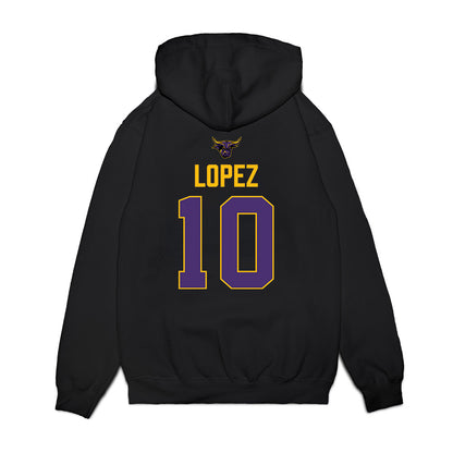 Minn. St. - NCAA Women's Ice Hockey : Zoe Lopez - Vintage Shersey Premium Hooded Sweatshirt-1