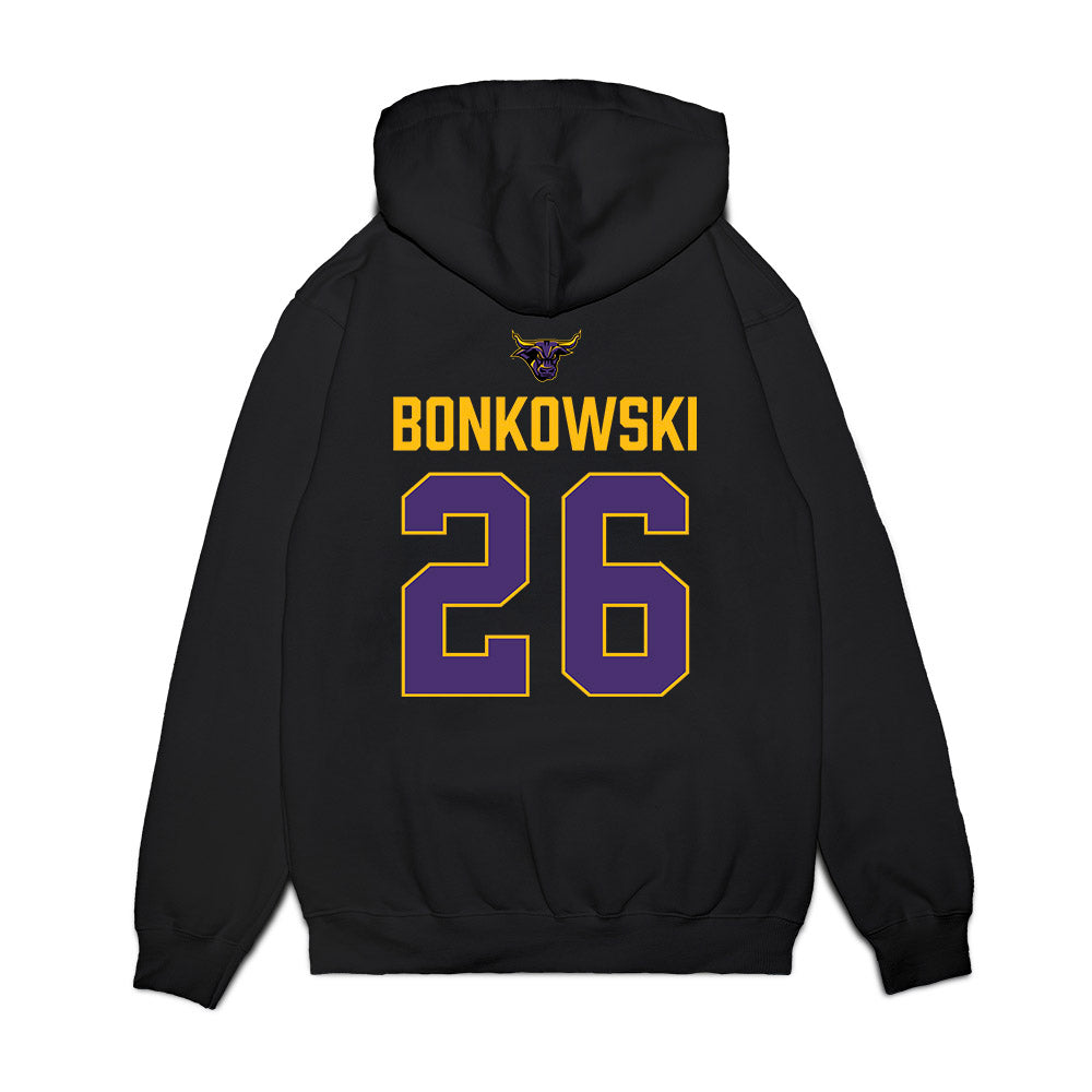Minn. St. - NCAA Men's Ice Hockey : Rylan Bonkowski - Vintage Shersey Premium Hooded Sweatshirt-1