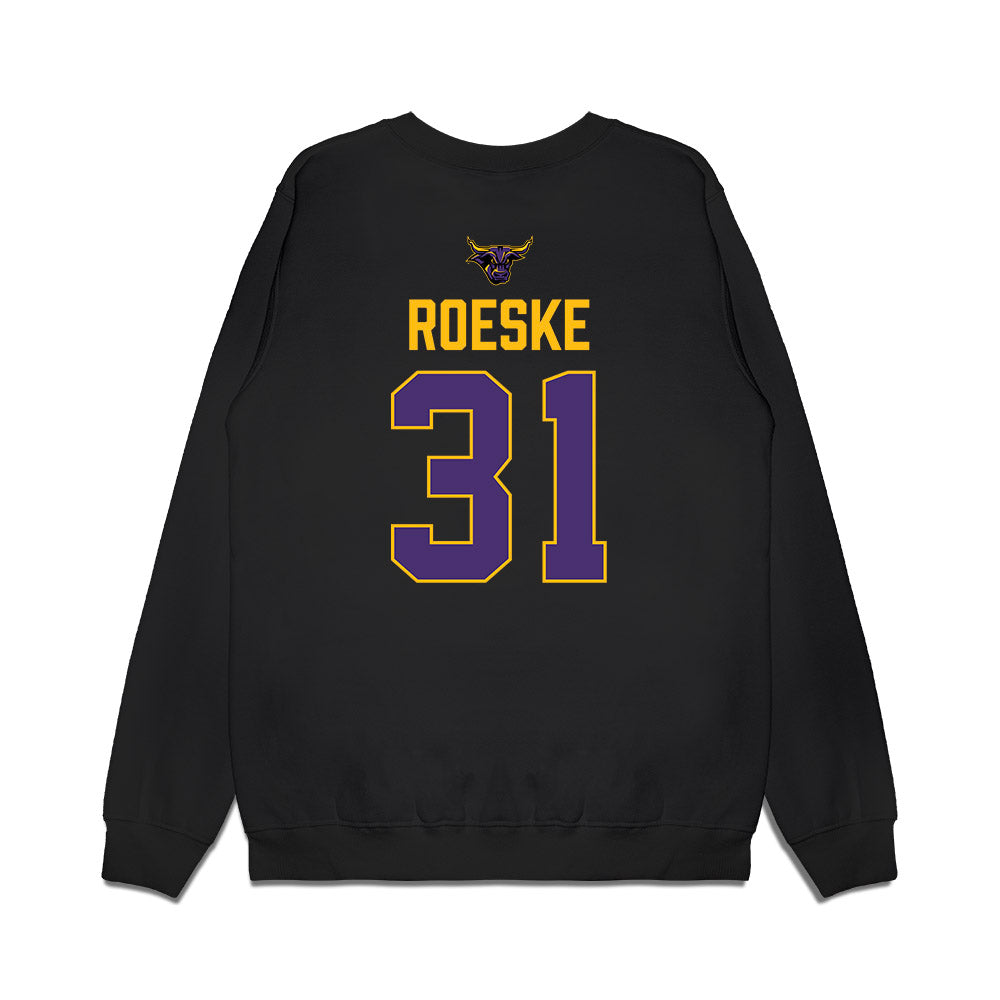 Minn. St. - NCAA Women's Ice Hockey : Kaydence Roeske - Vintage Shersey Premium Crewneck Sweatshirt-1
