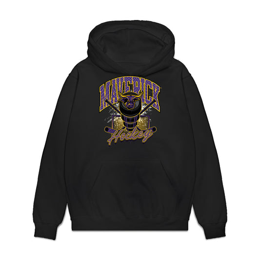 Minn. St. - NCAA Men's Ice Hockey : Tristan Lemyre - Vintage Shersey Premium Hooded Sweatshirt-0
