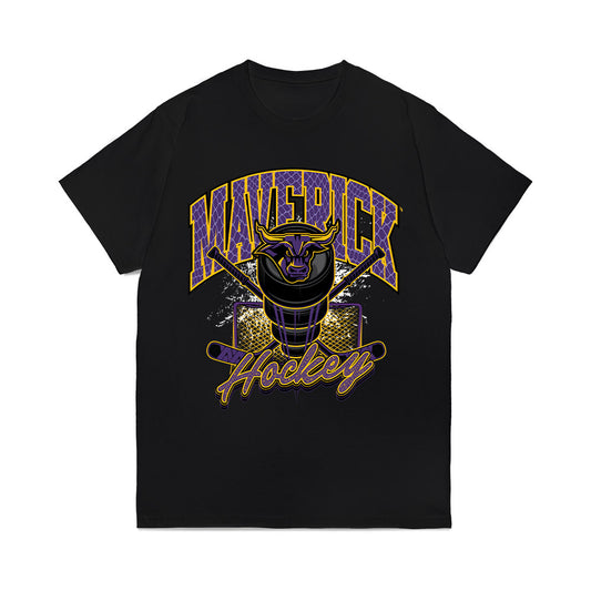 Minn. St. - NCAA Men's Ice Hockey : Mason Wheeler - Vintage Shersey Comfort Colors T-Shirt-0