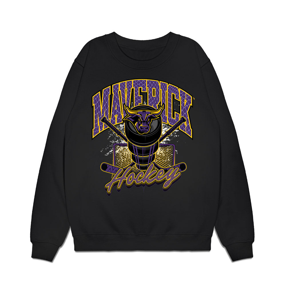 Minn. St. - NCAA Women's Ice Hockey : Kianna Roeske - Vintage Shersey Premium Crewneck Sweatshirt-0