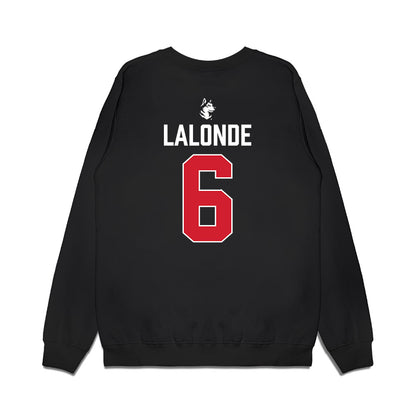 Northeastern - NCAA Women's Ice Hockey : Allie Lalonde - Vintage Shersey Premium Crewneck Sweatshirt-1