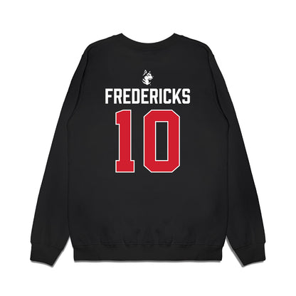 Northeastern - NCAA Men's Ice Hockey : Ethan Fredericks - Vintage Shersey Premium Crewneck Sweatshirt-1