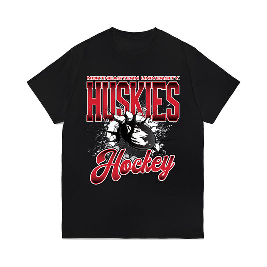 Northeastern - NCAA Men's Ice Hockey : Ethan Fredericks - Vintage Shersey Comfort Colors T-Shirt-0