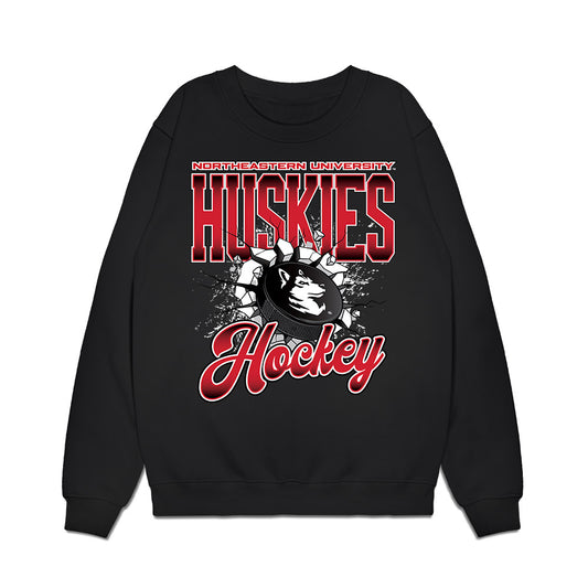 Northeastern - NCAA Women's Ice Hockey : Allie Lalonde - Vintage Shersey Premium Crewneck Sweatshirt-0