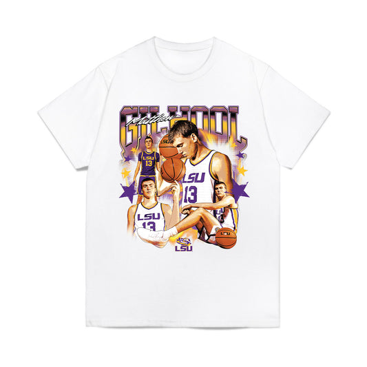 LSU - NCAA Men's Basketball : Matthew Gilhool - Collage Comfort Colors T-Shirt-0