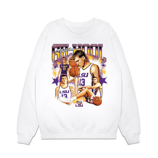LSU - NCAA Men's Basketball : Matthew Gilhool - Collage Premium Crewneck Sweatshirt-0