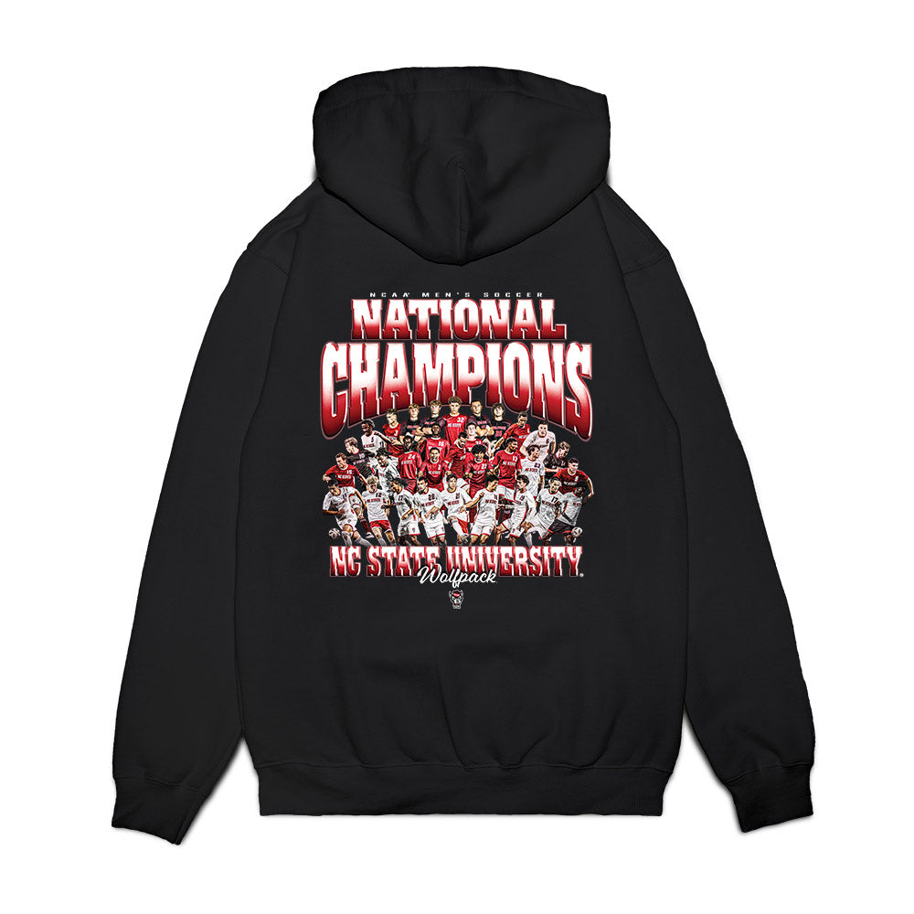 NC State - NCAA Men's Soccer : - NCAA® National Champs Premium Hooded Sweatshirt-1