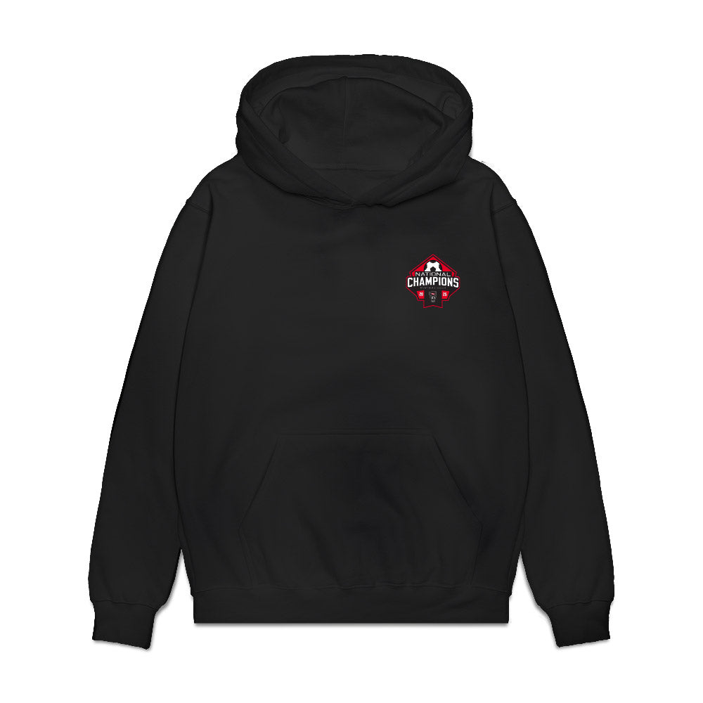 NC State - NCAA Men's Soccer : - NCAA® National Champs Premium Hooded Sweatshirt-0