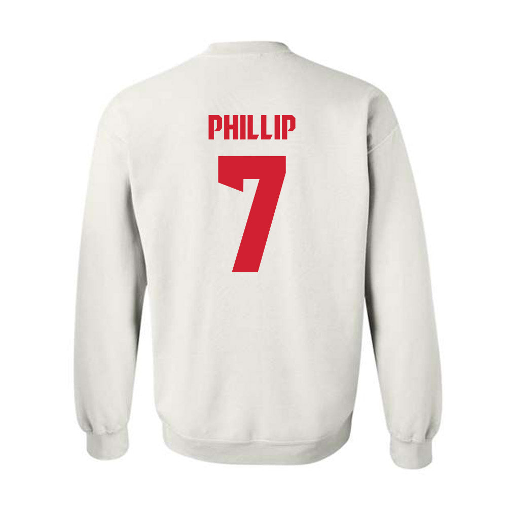 NC State - NCAA Men's Soccer : Donavan Phillip - NCAA® National Champs Crewneck Sweatshirt-1